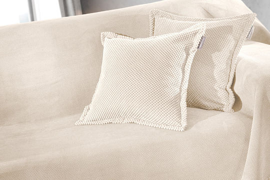 Guy Laroche Калъф За Възглавница Rubicon Флийс Бежов 42x42см