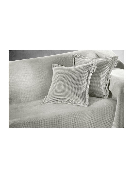 Guy Laroche Rubicon Three-Seater Sofa Throw 170x300cm Elephant