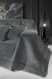 Guy Laroche Rubicon Four-Seater Sofa Throw 170x350cm Anthracite Guy Laroche Rubicon Four-Seater Sofa Throw 170x350cm Anthracite