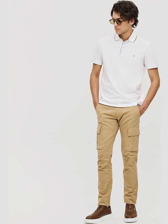 Polo Short Sleeve White Blouse