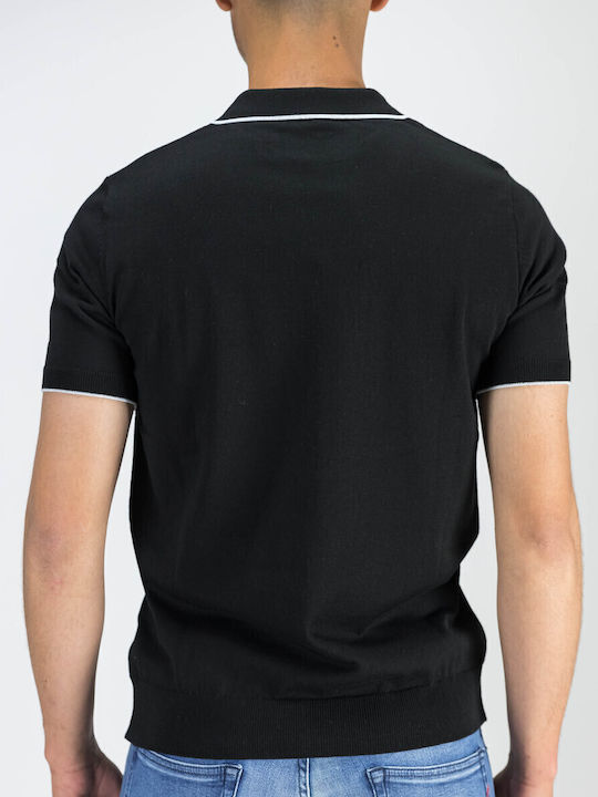 Polo Short Sleeve Blouse Black