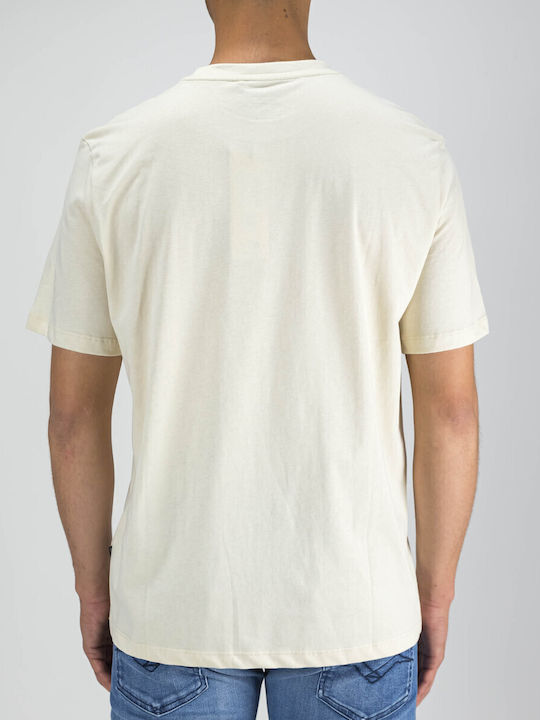 Short Sleeve Blouse Beige