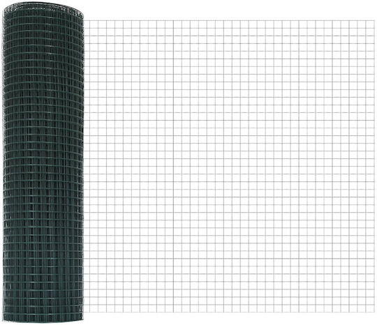 vidaXL Ситова мрежа Зелен 0.6x50м
