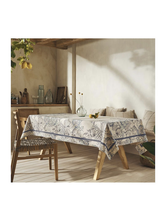 Gofis Home Tischtuch Claire Greige 296 150x220cm