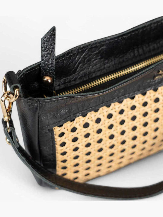 Leather Women's Clutch Black
