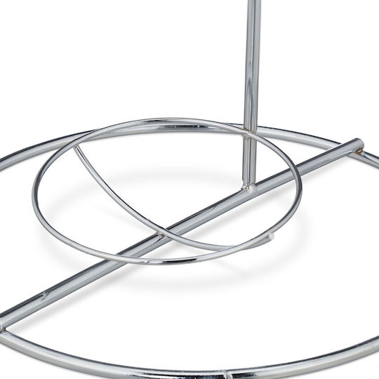 Relaxdays Obstschale Metallisch Orange 48x21x21cm