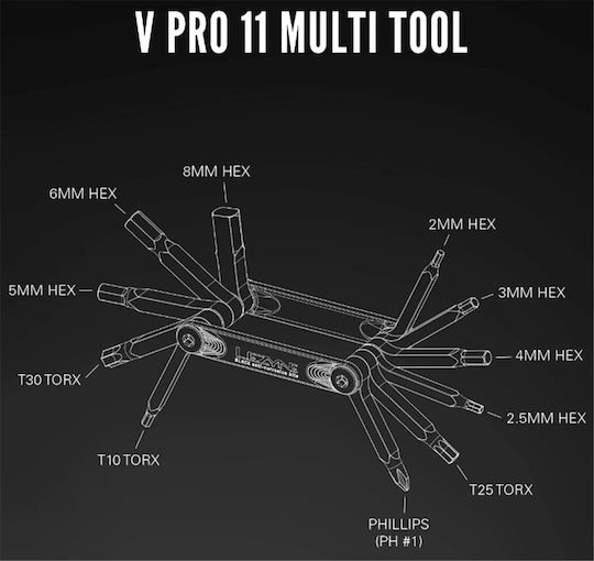 Lezyne V Pro 11 Multitool