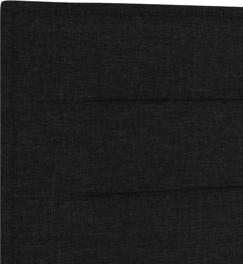 vidaXL Fabric Bed Headboard Black 80x88cm