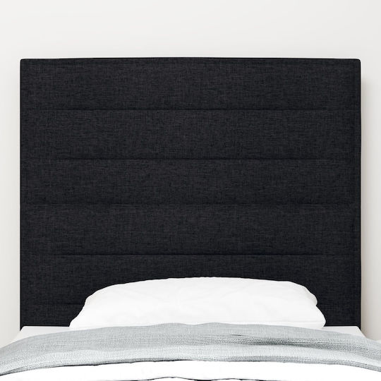 vidaXL Fabric Bed Headboard Black 90x88cm