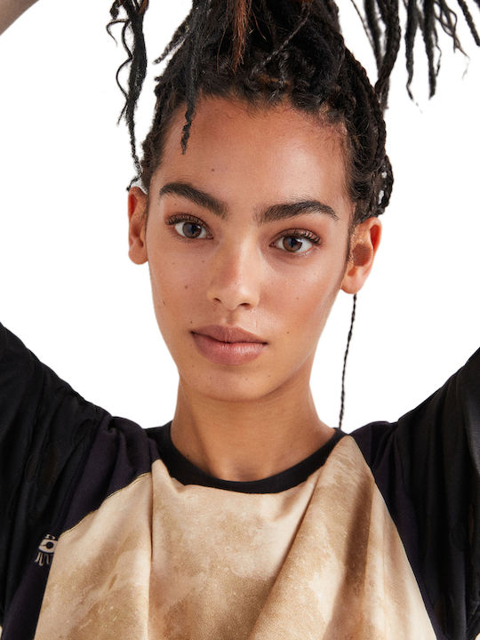 Atenas Summer Mini T-Shirt Dress Black