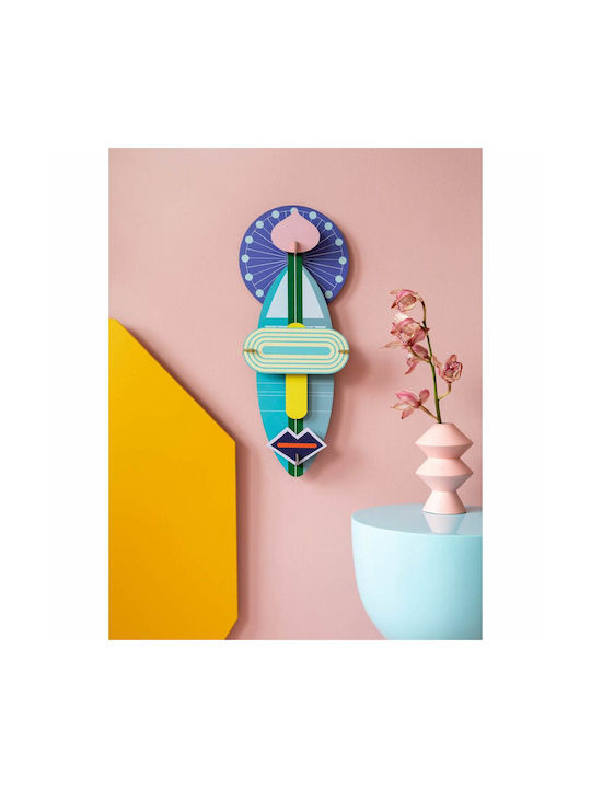 Studio Roof Multicolour Wall Decor Made of Paper 62x8x25cm