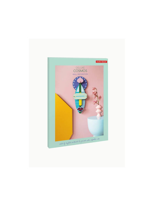 Studio Roof Multicolour Wall Decor Made of Paper 62x8x25cm