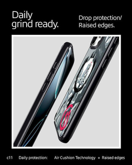 Spigen Ultra Hybrid T Back Cover Plastic / Silicone 2mm Blue (iPhone 16 Pro Max)