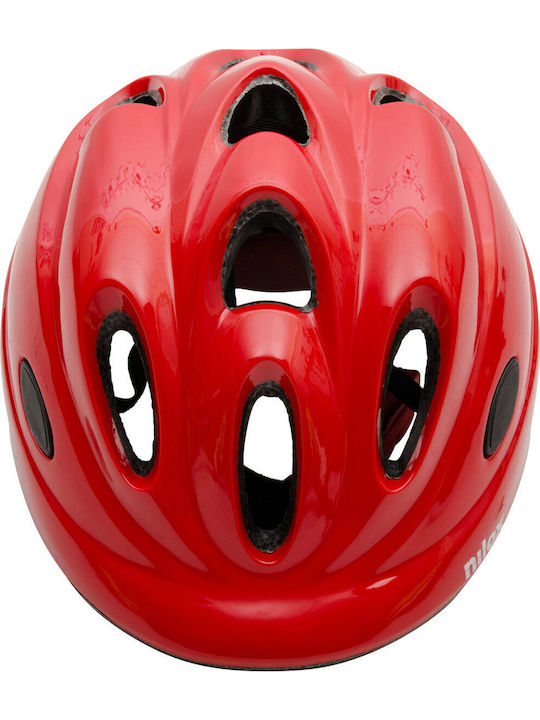 Nilox Kids' Helmet for City Bike Red with LED Light