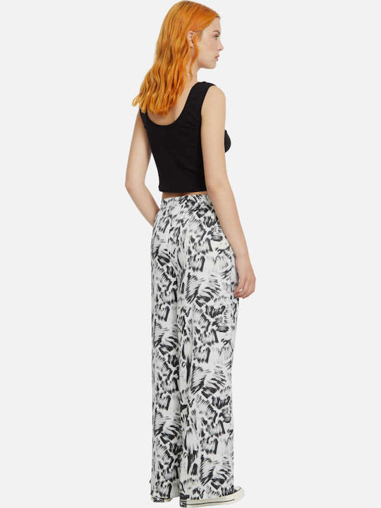 Alix Damen Stoff Hose Schwarz