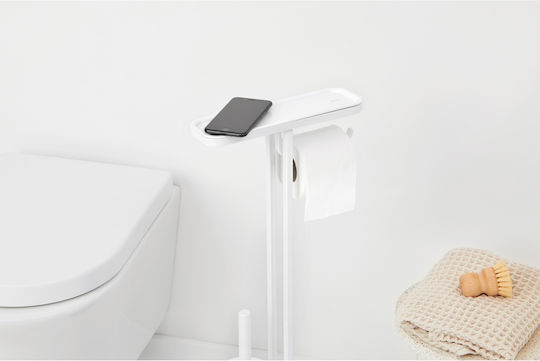 Brabantia Δαπέδου Χαρτοθήκη Μεταλλική Λευκή