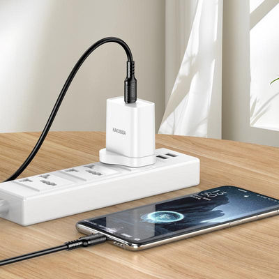 Kakusiga USB 2.0 Cable USB-C male - USB-C 60W Λευκό 1m KSC-984-CC-WH