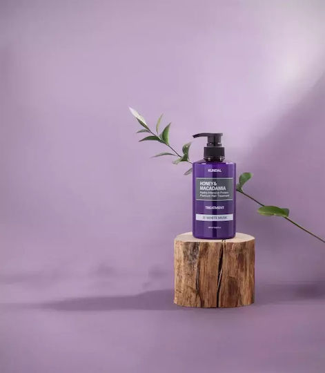Intensive Moisturizing Care Dry Damaged Hair Kundal Honey & Macadamia Pink Grapefruit 500 Ml