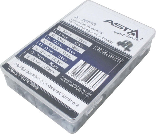 Set de 135 coliere pentru furtunuri