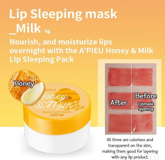 A'Pieu Honey & Milk Lippen 6gr
