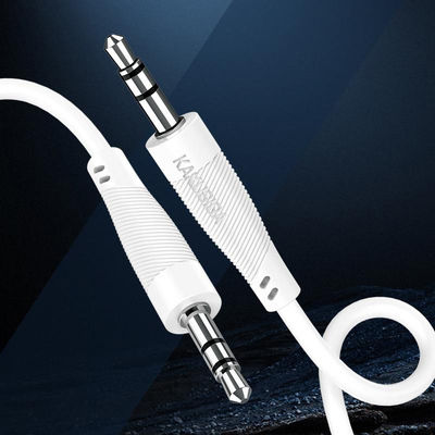 Kakusiga 3.5mm Male To 3.5mm Male White Audio Cable 1m KSC-893-WH