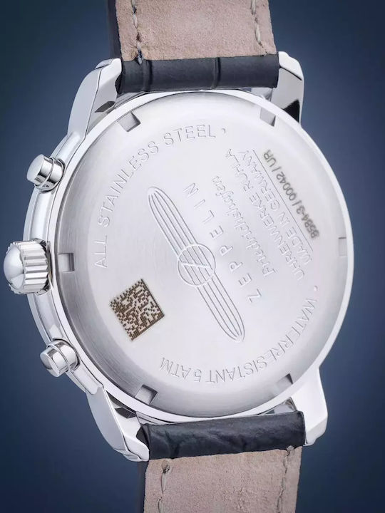 Zeppelin Uhr Batterie mit Metallarmband