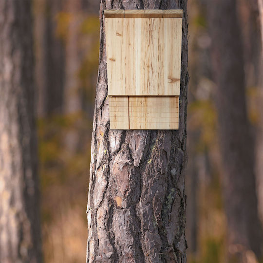 Fledermaushaus aus Holz 34 x 32,5 x 13 cm
