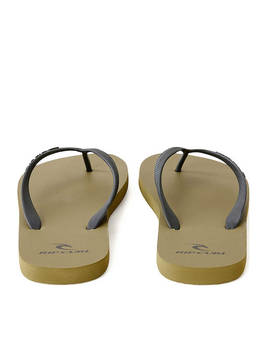Open Toe Ανδρικά Flip Flops Χακί