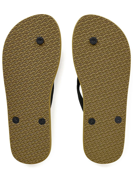 Open Toe Ανδρικά Flip Flops Χακί