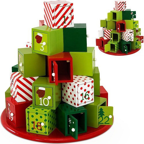 EGO Interiors Aca Selbstgemachter Holz-Adventskalender