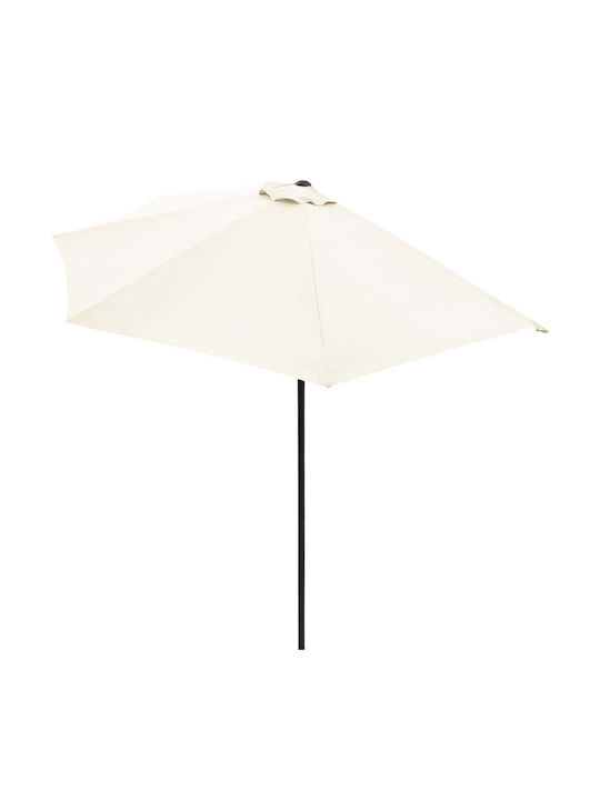 Umbrelă Rotundă Metalică Ecru Φ2.7m