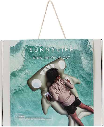 Sunnylife Kids' Inflatable Mattress for Sea with Handles Pink 116.5x85cm