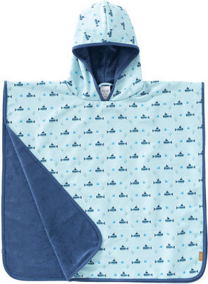 Fresk Kinder Strandponcho Hellblau 20cm.