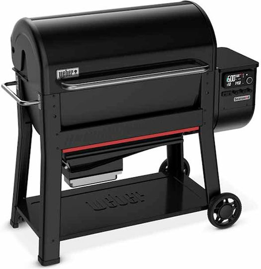 Weber Searwood XL 600 Неръждаем Скара на пелети с Термометър