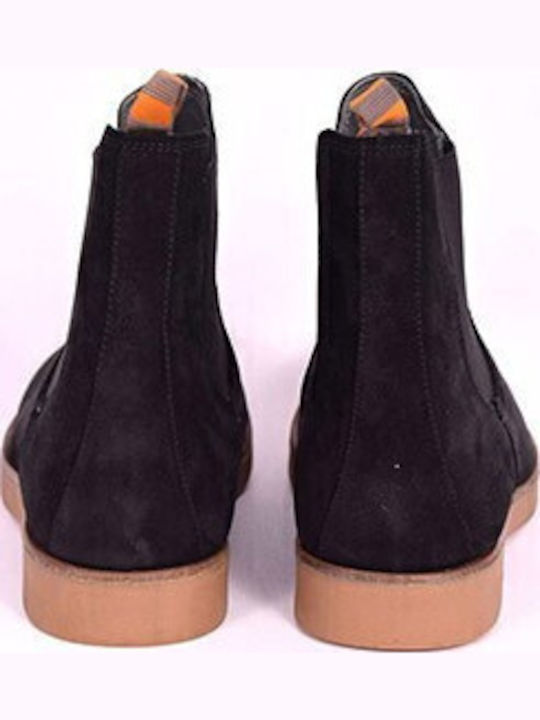 Wildleder Schwarz Herrenstiefel