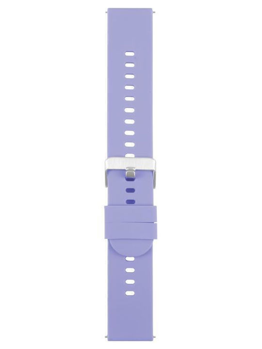 Rubber Strap Purple 18mm