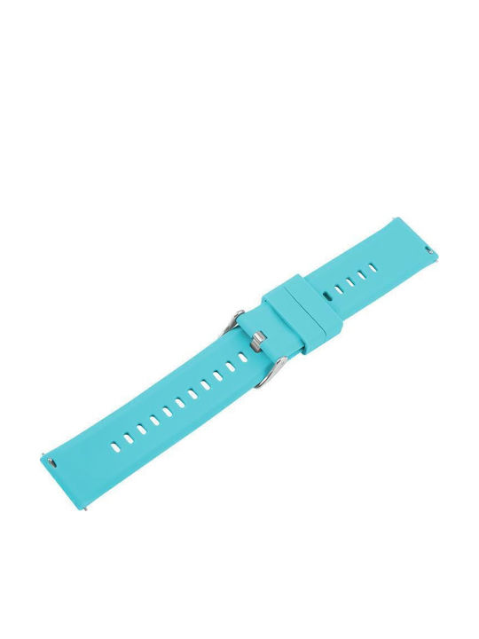 Rubber Strap Blue 22mm