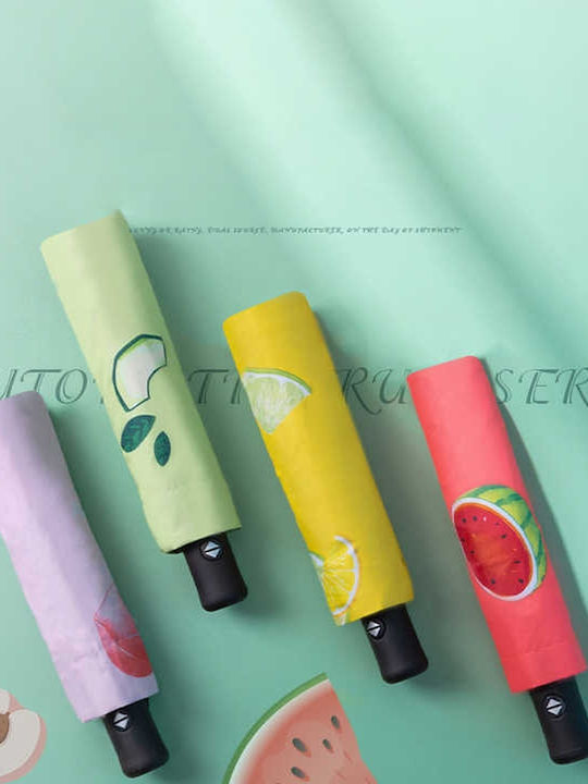 Windproof Automatic Umbrella Compact Yellow