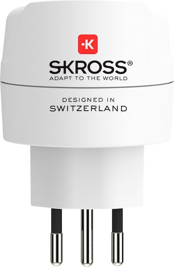 Skross Europe Travel Adapter Switzerland + Italy + Brazil