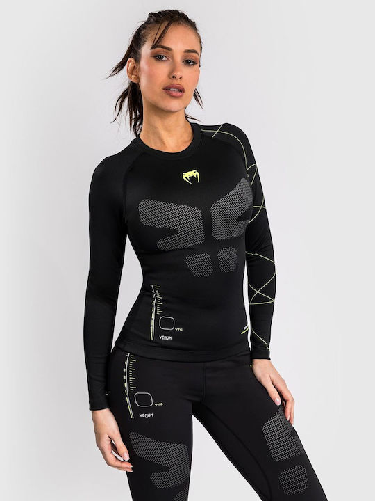 Venum Long Sleeve Shirt VENUM-05489-103 for Jiu-Jitsu Black