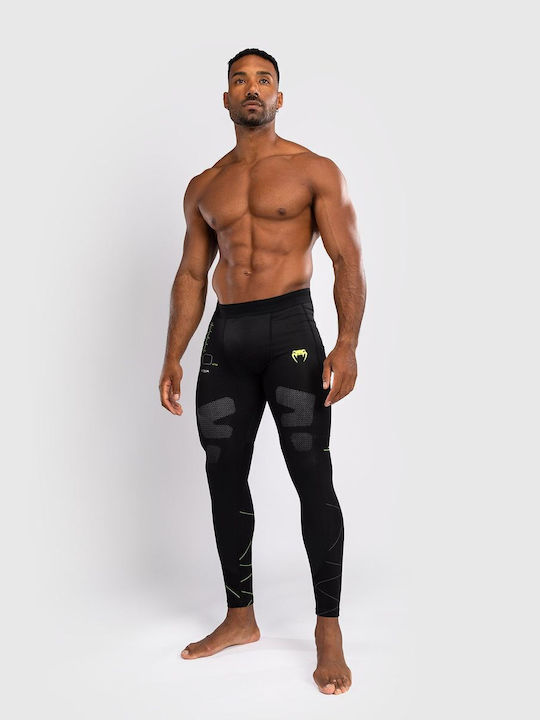 Venum Spats Long Men Martial Arts Leggings Black