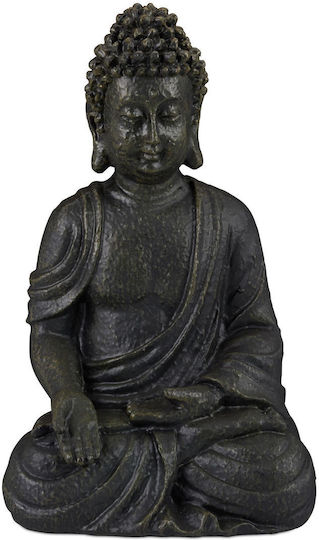 Decorative Buddha Figurine Symbol Happiness Relaxation 18 X 10 X 8 Cm Anthracite Relaxdays Decorative Buddha Figurine Symbol Happiness Relaxation 18 X 10 X 8 Cm Anthracite Relaxdays