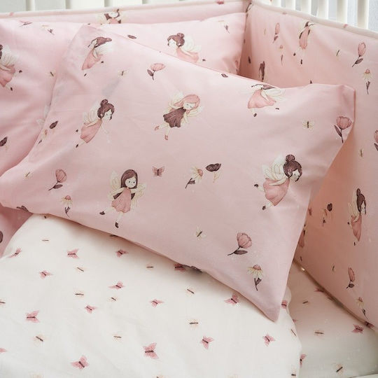 Vesta Home Fairy Детско Одеяло Памучно Розово 120x160см Vesta Home Fairy Детско Одеяло Памучно Розово 120x160см