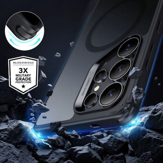 ESR Classic Hybrid Halolock Back Cover Σιλικόνης / Πλαστικό 0.5mm Μαύρο (Galaxy S25 Ultra)