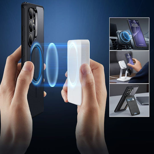 ESR Classic Hybrid Halolock Back Cover Σιλικόνης / Πλαστικό 0.5mm Μαύρο (Galaxy S25 Ultra)