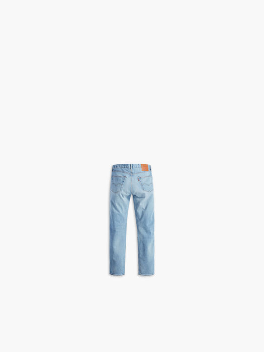 Men's Jeans Pants With Slim Straight Fit Light Blue