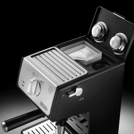 De'Longhi Active Line Espressomaschine 1100W Druck 15bar Silber