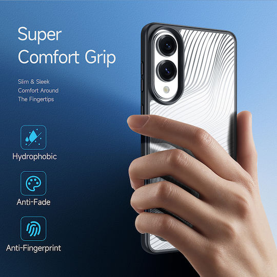 Dux Ducis Aimo Задна Корица Силикон / Пластмаса Черна Galaxy S25 Edge