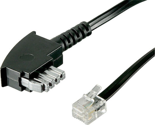 Kabel Telefoniczny Tae-n > Rj11 6m Czarny