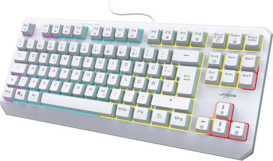 HAMA Exodus 220 Gaming Keyboard Tenkeyless with RGB lighting (English US) White